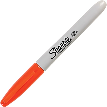 Orange sharpie marker best sale