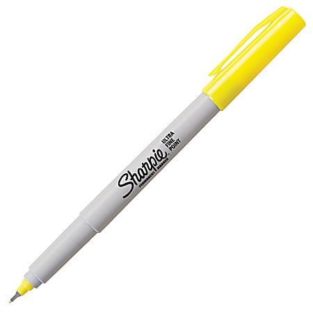 Sharpie® Permanent Ultra-Fine Point Marker, Yellow