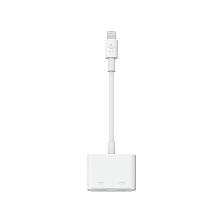 Lightning cable to headphone jack and charger shop
