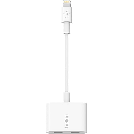 Belkin Lightning To 3.5mm Audio Cable Black - Office Depot