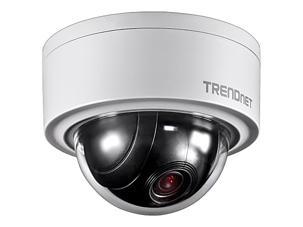 TRENDnet TV IP420P - Network surveillance camera - PTZ - outdoor - vandal / weatherproof - color (Day&Night) - 3 MP - 2048 x 1536 - auto and manual iris - motorized - audio - LAN 10/100 - MJPEG, H.264 - DC 12 V / PoE