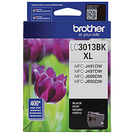 Brother® LC3013 High-Yield Black Ink Cartridge, LC3013BKS