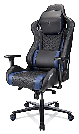 RS Gaming Davanti Vegan Leather High Back Gaming Chair BlackBlue