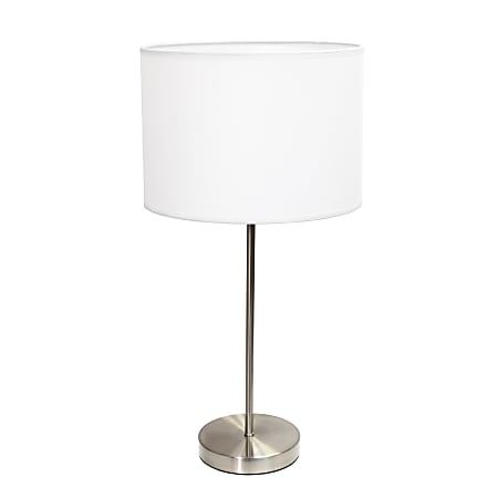 Simple Designs Stick Lamp with Fabric Shade, 22.4&quot;H,