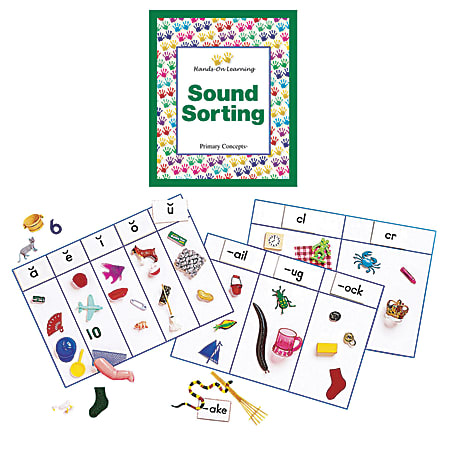 Primary Concepts Sound Sorting With Objects Complete Kit, Pre-K To Grade 2