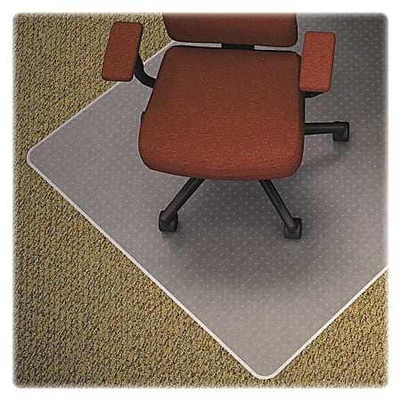 Realspace studded chair mat with lip clearance