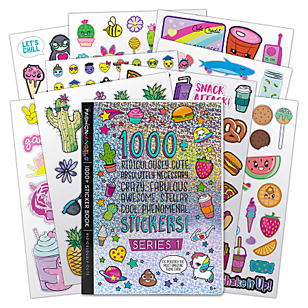 Fashion Angels Ridiculously Cute Sticker Book, Medium Size
