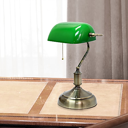 Office depot bankers lamp online
