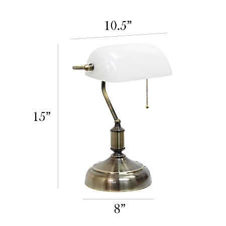 Office depot bankers lamp online