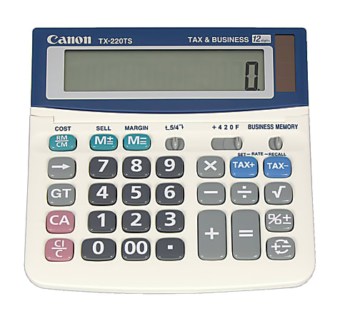 Canon TX-220TS Desktop Display Calculator