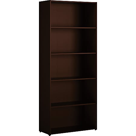 HON® 101 Series 5-Shelf Bookcase, Mocha