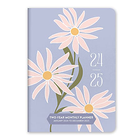2024-2025 Orange Circle Studio 24-Month Pocket Planner, 4-5/8" x 6-1/2", Life in Lilac, January 2024  to December 2025, 24749