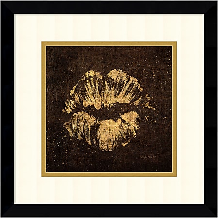Amanti Art Shoe Fetish Quotes VIII Dark Framed Art Print By Emily Adams, 15"H x 15"W, Black
