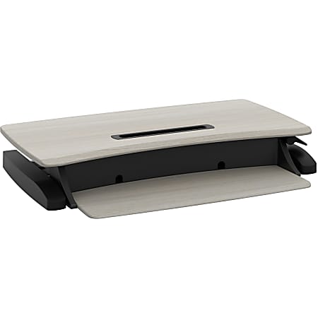 Ergotron WorkFit-Z Mini Standing Desk Converter, Dove Gray/Black Base