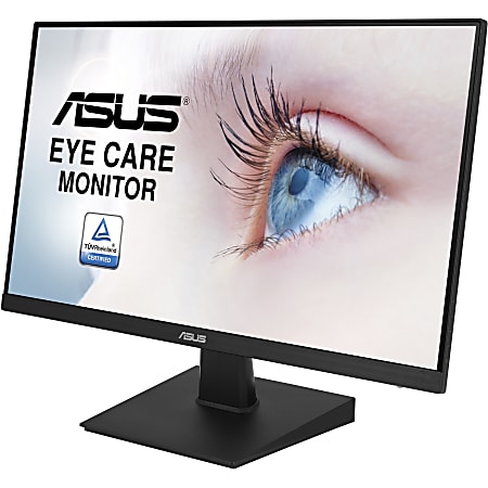 Asus VA247HE 24" Class Full HD LCD Monitor - 16:9 - Black - 23.8" Viewable - Vertical Alignment (VA) - LED Backlight - 1920 x 1080 - 16.7 Million Colors - Adaptive Sync/FreeSync - 250 Nit Typical - 5 ms - 75 Hz Refresh Rate - DVI - HDMI - VGA