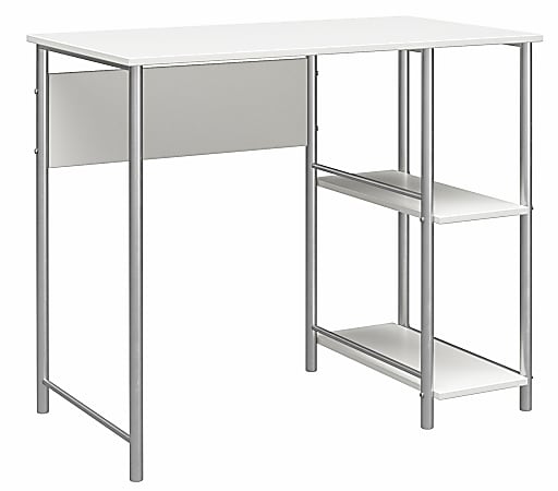 Ameriwood™ Home Garrett Metal 36"W Student Desk, White