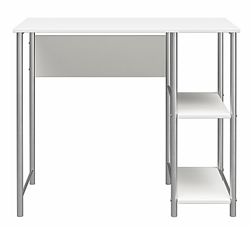 Ameriwood Home Meridian 36 in. Gray Student Computer Desk with 2-Shelves  DE73403 - The Home Depot