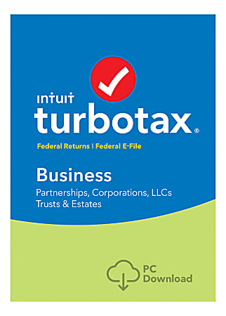 Intuit® TurboTax® Business Fed + E-File 2018, For Windows®, Download