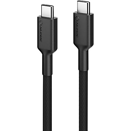 ALOGIC Elements PRO USB-C to USB-C cable, Male to Male, 2m, USB 2.0, 5A, 480Mbps OD: 4.0, Black, ELPCC202BK