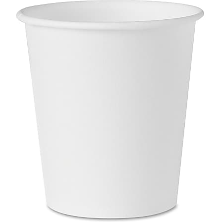 Solo Treated Paper Water Cups 3 fl oz 100 Pack White Paper Water