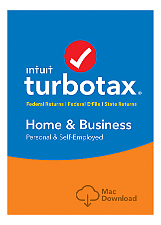 Intuit® TurboTax® Home & Business Fed+Efile+State 2018, For Mac®