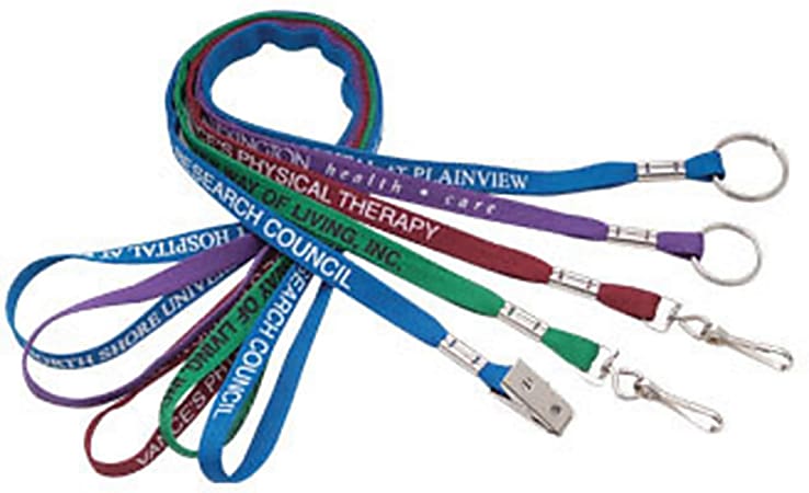 3/8" One Ply Cotton Lanyard