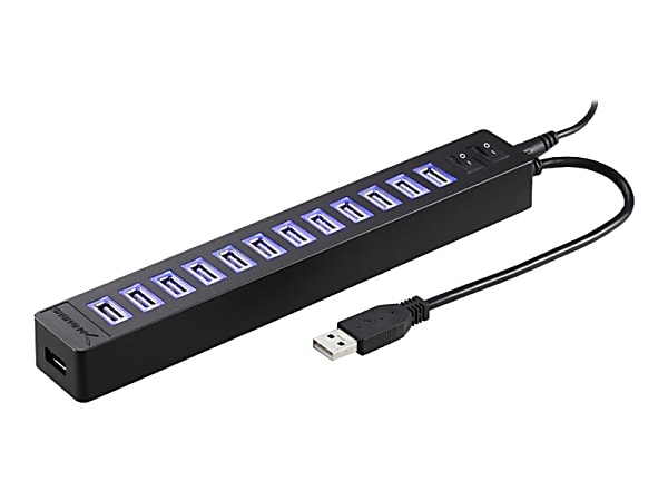 Sabrent HB-U14P - Hub - 13 x USB 2.0 - desktop