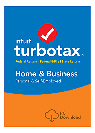 Intuit® TurboTax® Home & Business Fed+E-File+State 2018, Download