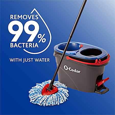 O-Cedar EasyWring Rinse Clean Mop Refill - MicroFiber - Multi - 1Each O-Cedar EasyWring Rinse Clean Mop Refill - MicroFiber - Multi - 1Each