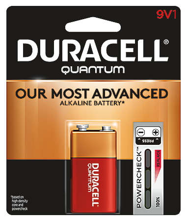 Duracell® Quantum Alkaline 9-Volt Battery