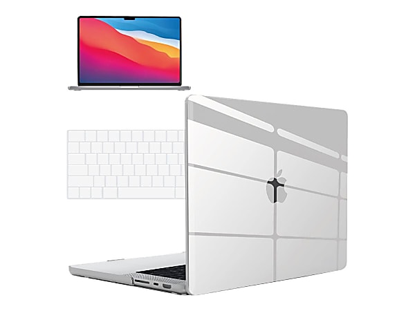 iBenzer Neon Party - Notebook shell case - 14" - crystal clear - for Apple MacBook Pro (14.2 in)