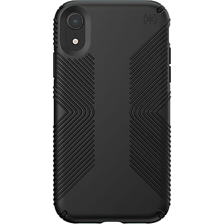 Speck Presidio Grip Case For Apple® iPhone® XR Smartphone - Black/Black