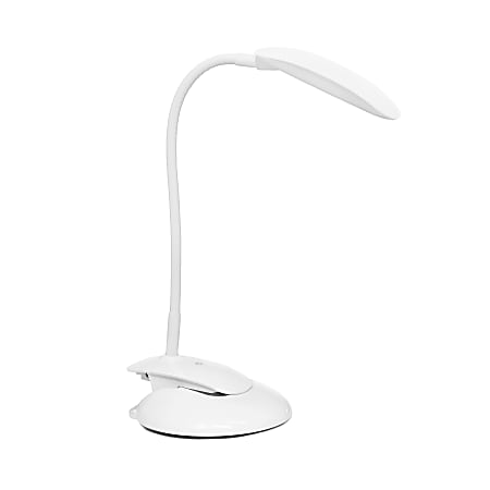 Simple Designs White Flexi LED Rounded Clip Light