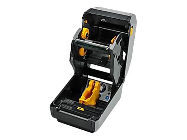 Zebra ZD620 - Label printer - thermal transfer - Roll (4.65 in) - 300 dpi - up to 359.1 inch/min - USB 2.0, LAN, serial, USB host, Wi-Fi(ac), Bluetooth 4.1 LE - gray