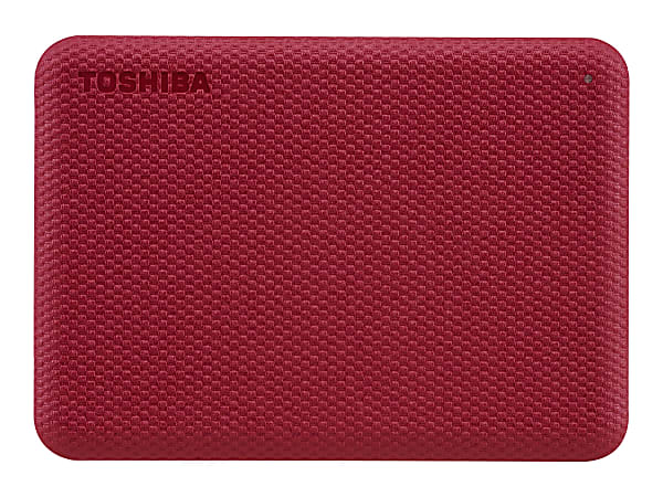 Toshiba Canvio Advance 4 TB Portable Hard Drive - External - Red