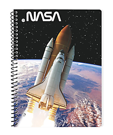 Innovative Designs Licensed Notebook, 11” x 8-1/2”, 1 Subject, College Ruled, 70 Sheets, NASA