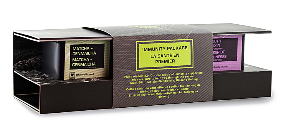 Tea Squared Immunity Tea Gift Set, Multicolor, Set Of 3 Tea Flavors