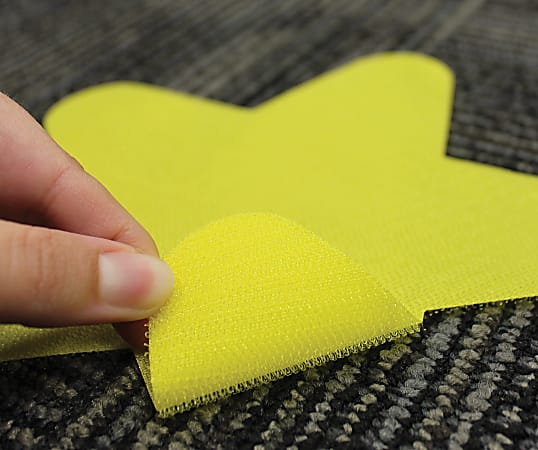 Teacher Created Resources Spot On Teppichmarker - 17,8 Cm Bunte Sterne, 6 Stück, Mit Klett-Haftung Für Klassenraum