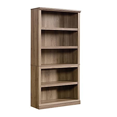 Sauder® Select 69 13/16"H 5-Shelf Transitional Bookcase, Oak/Light Finish, Standard Delivery