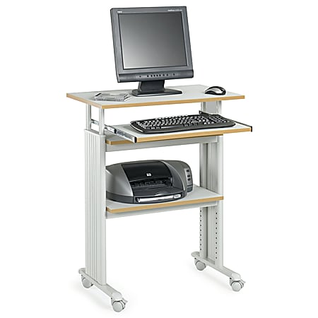 Safco Muv Stand-up Adjustable Height Desk, Gray