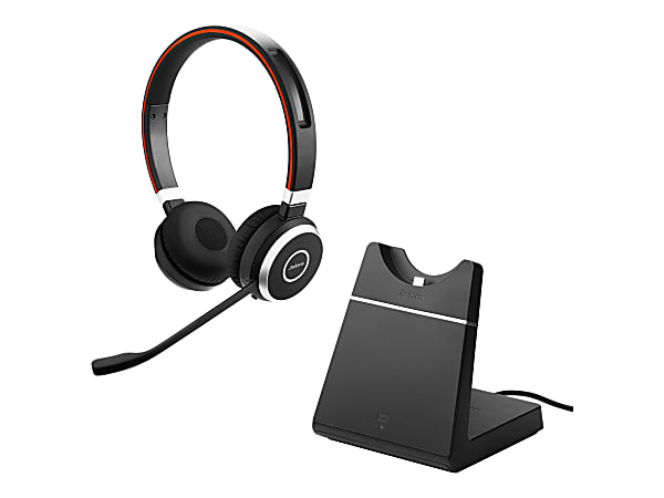 Jabra Evolve 65 MS stereo - Headset - on-ear - Bluetooth - wireless