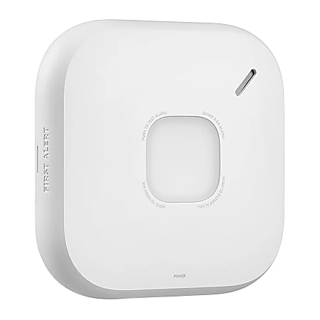 First Alert® SC5 Hardwire Smart 2-in-1 Smoke and CO Alarm with Voice Alerts and Battery Backup, White