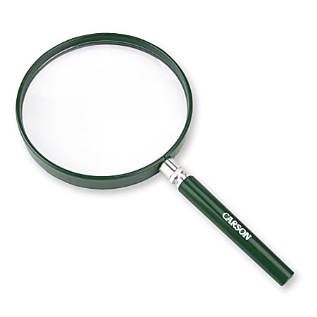 CARSON® 5-In. BigEye™ 2x Round Handheld Magnifier, Green, 1
