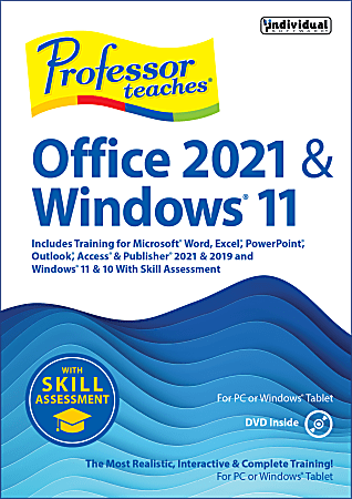 Professor Teaches Office® 2021 & Windows® 11 With Skill Assessment, CD/Product Key