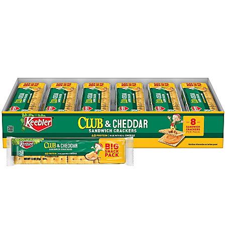 Keebler Cracker Variety Pack Box Of 36 Packages Office Depot