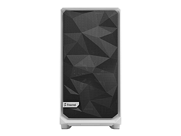 Fractal Design Meshify 2 Computer Case - White - Steel, Tempered Glass - 8 x Bay - 3 x 5.51" x Fan(s) Installed - 0 - EATX, ATX, Micro ATX, Mini ITX Motherboard Supported - 9 x Fan(s) Supported