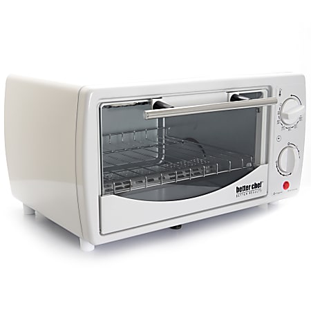 Better Chef 9-Liter Toaster Oven Broiler, White