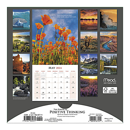 2023 2024 Day Dream 16 Month Wall Calendar 12 x 12 The Power of ...