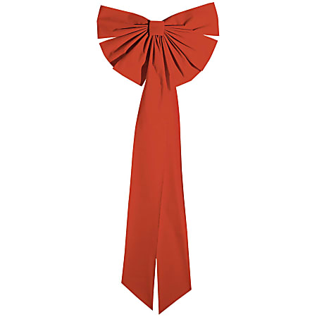 Amscan Giant Christmas Bows, 46" x 19", Red, Pack Of 3 Bows