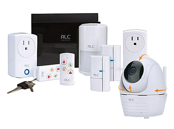 ALC Connect Plus Home Security System With 1 Pan/Tilt Camera, AHS627-23